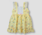 فستان شيفون صيفي مع ورود